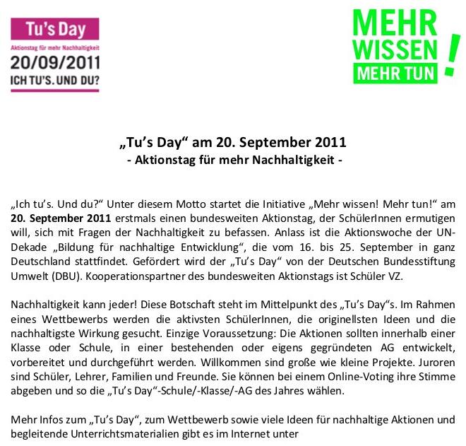 Tu's Day